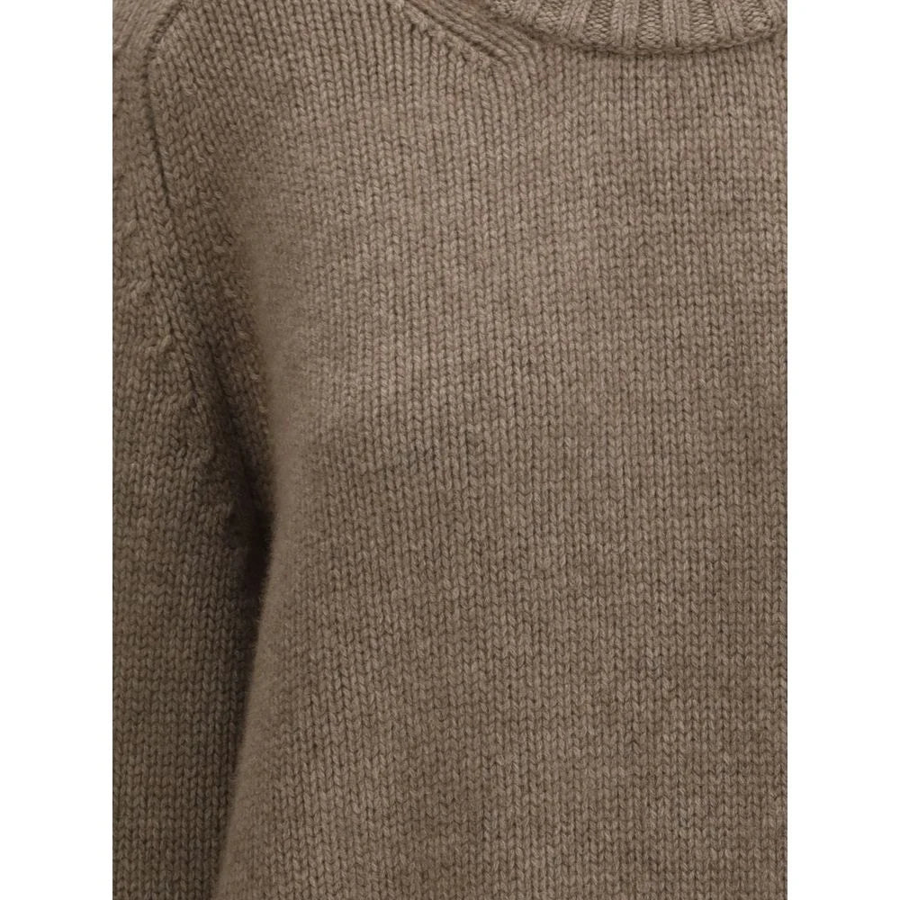 Khaite Brown Cashmere Sweater - M