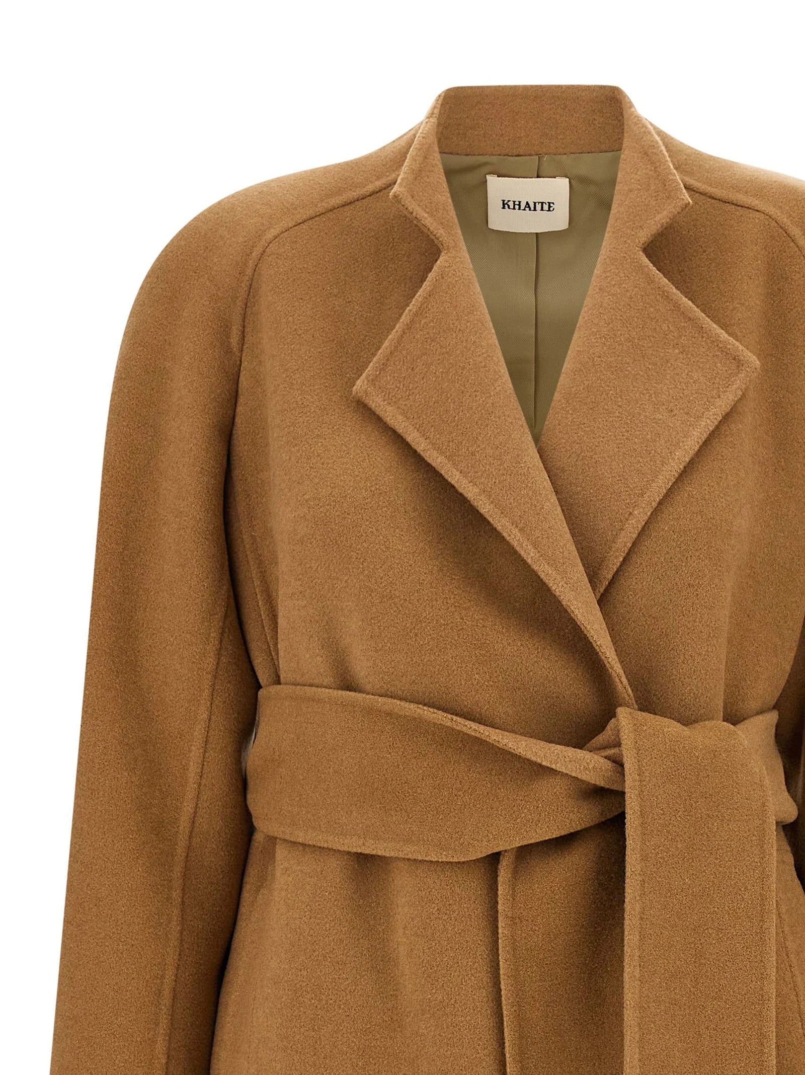 Khaite Brown Wool Coat - S