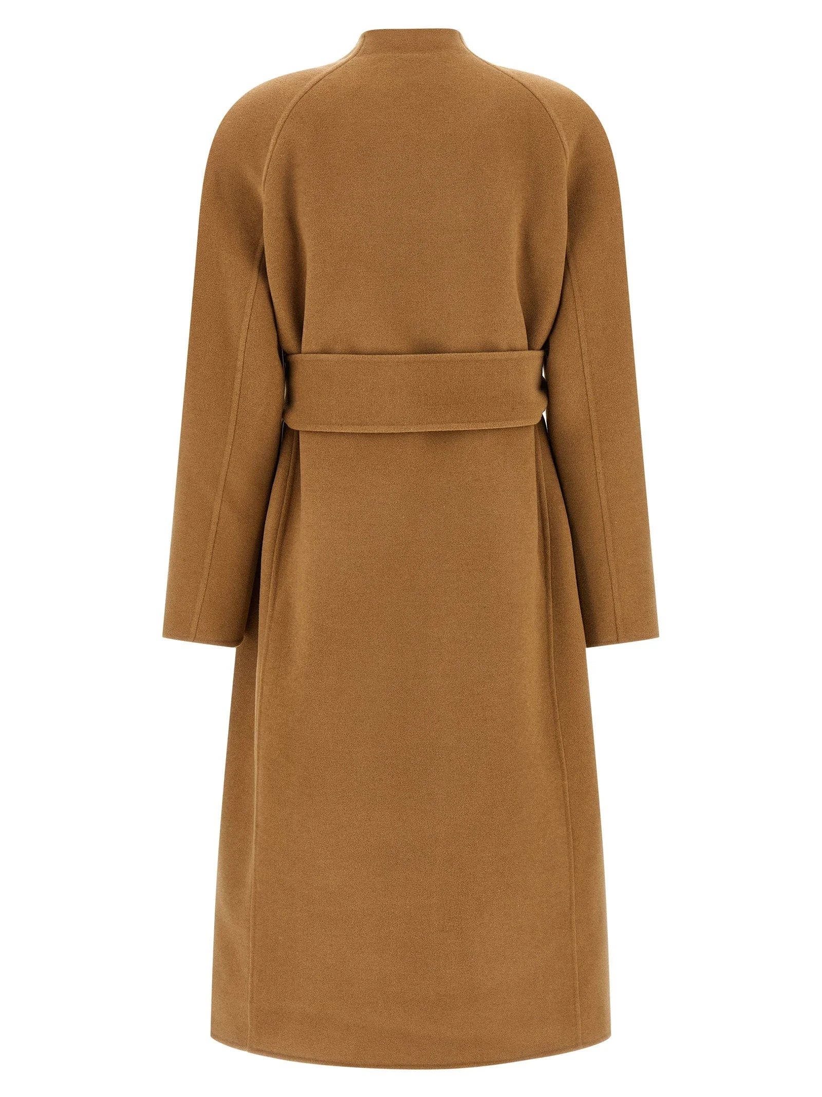 Khaite Brown Wool Coat - S