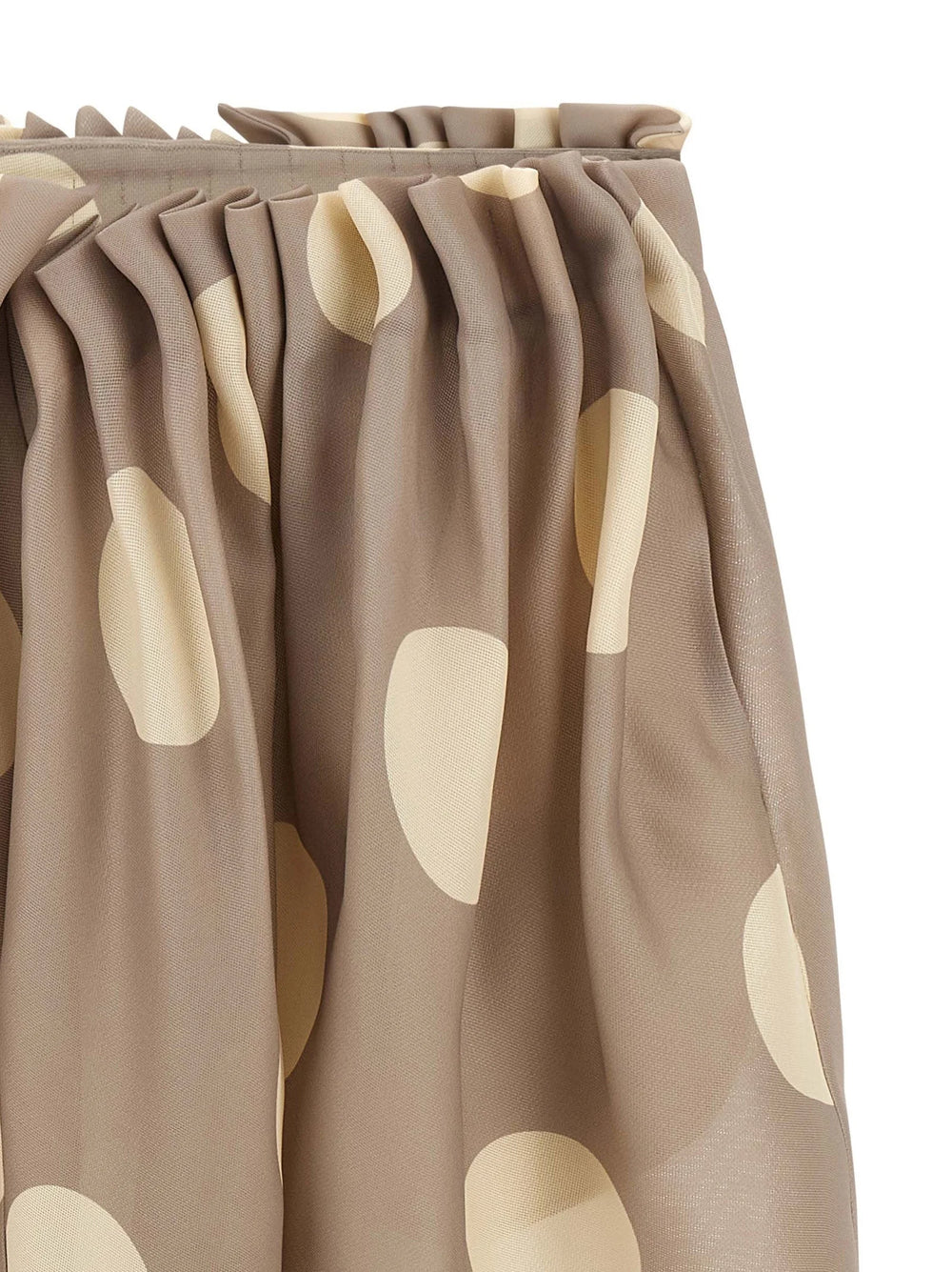 Khaite Gray Silk Mini Skirt - 4