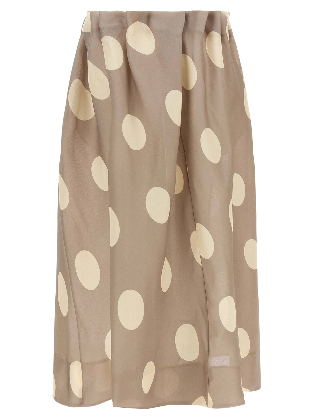Khaite Gray Silk Mini Skirt - 4