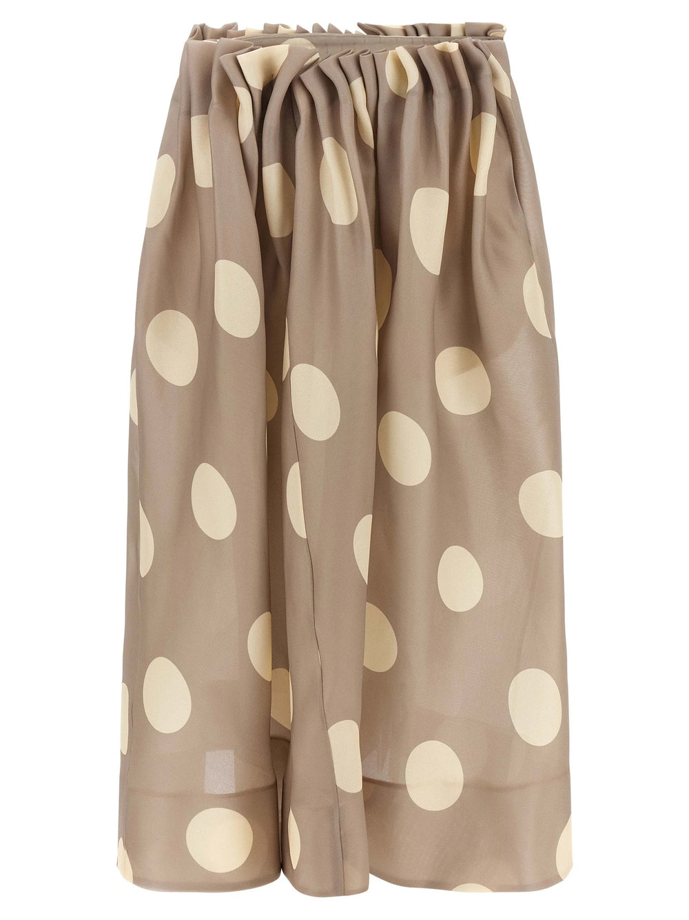 Khaite Gray Silk Mini Skirt - 4