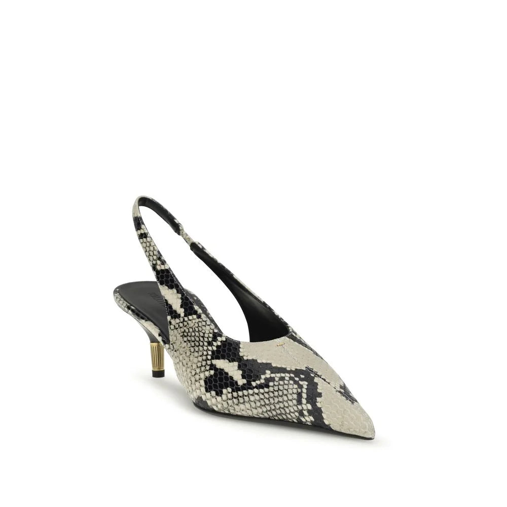 Khaite Multicolor Calf Leather Bos Taurus High Heel Pumps - EU39/US9