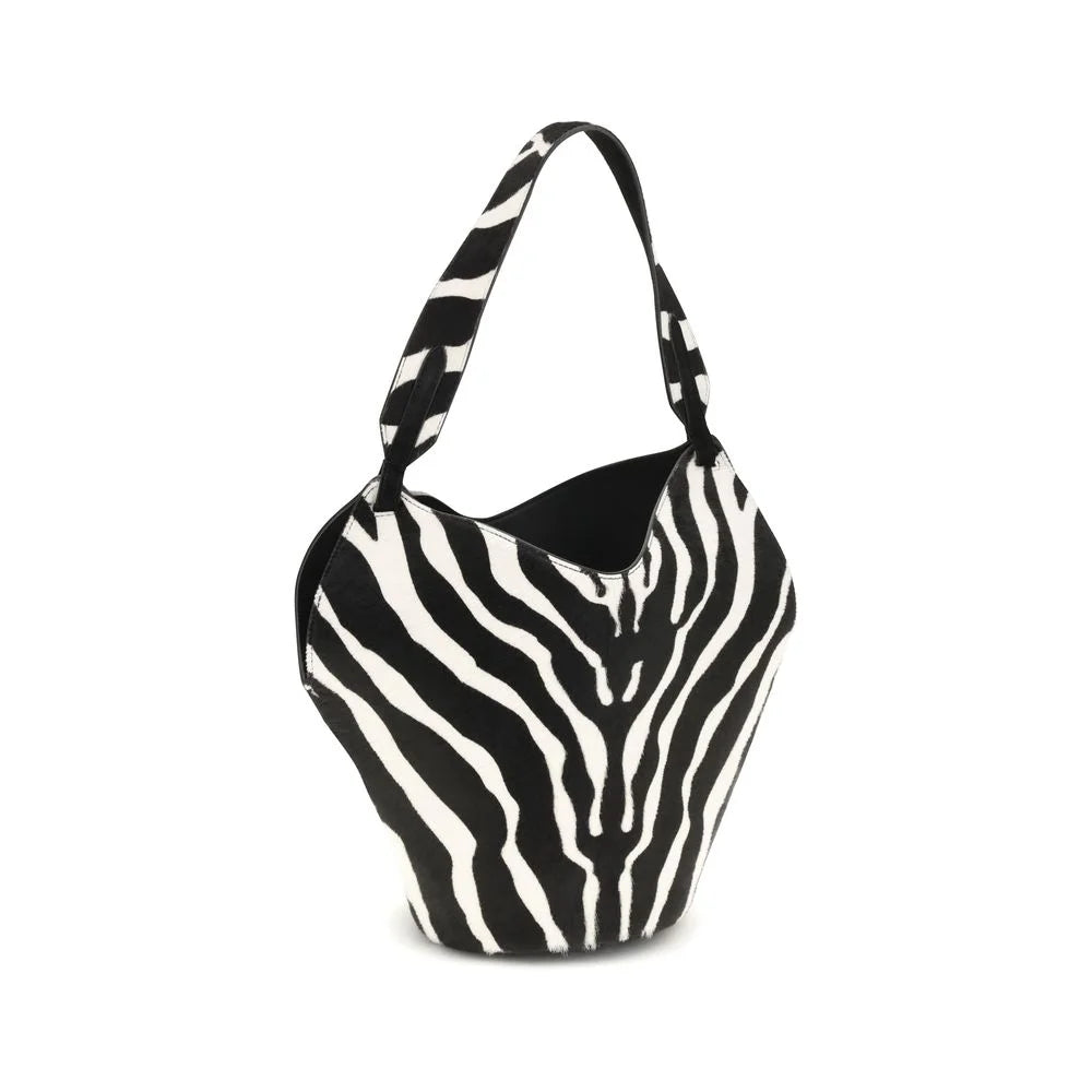 Khaite Multicolor Calf Leather Bos Taurus Shoulder Bag