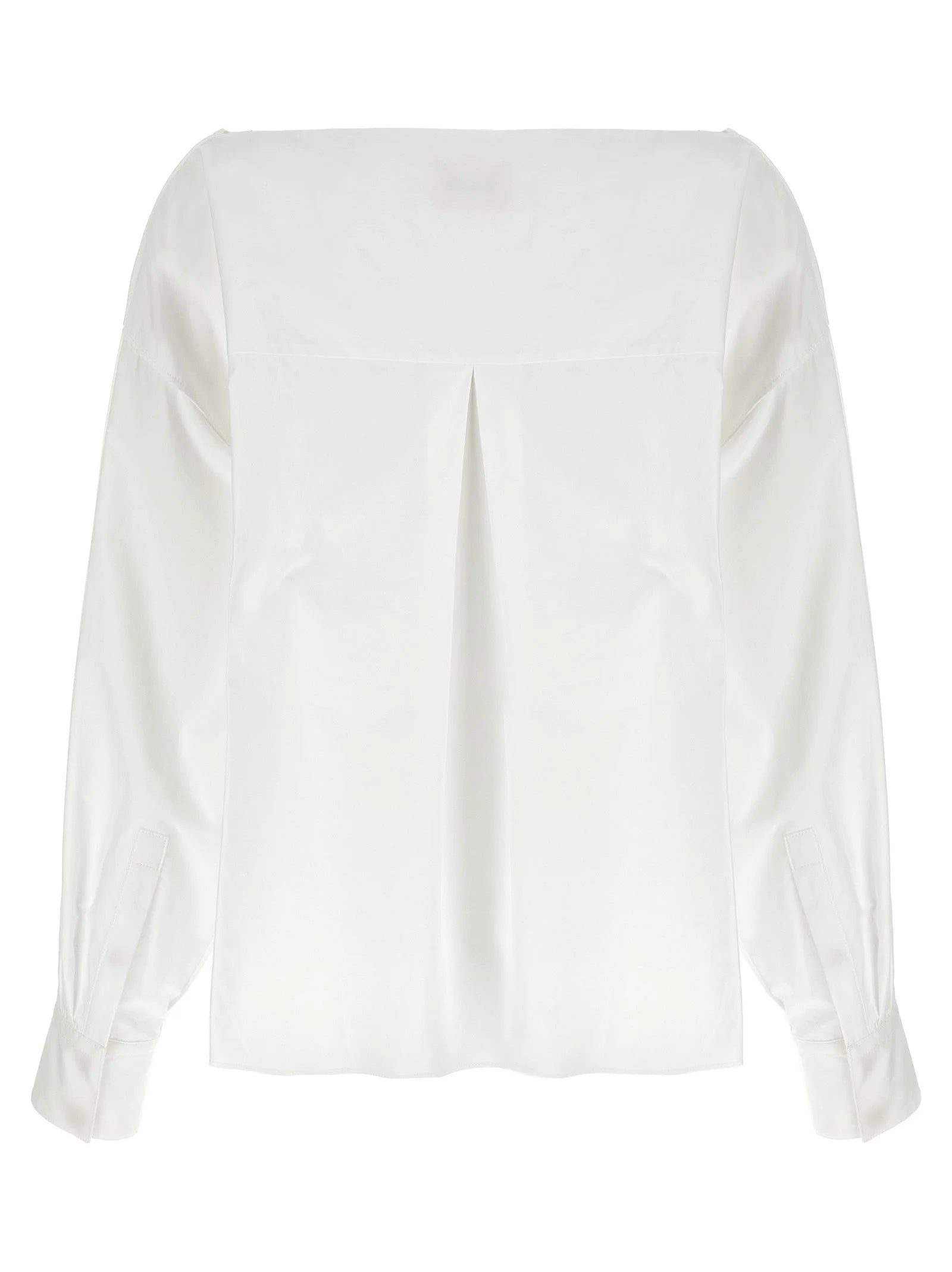 Khaite White Cotton Blouse