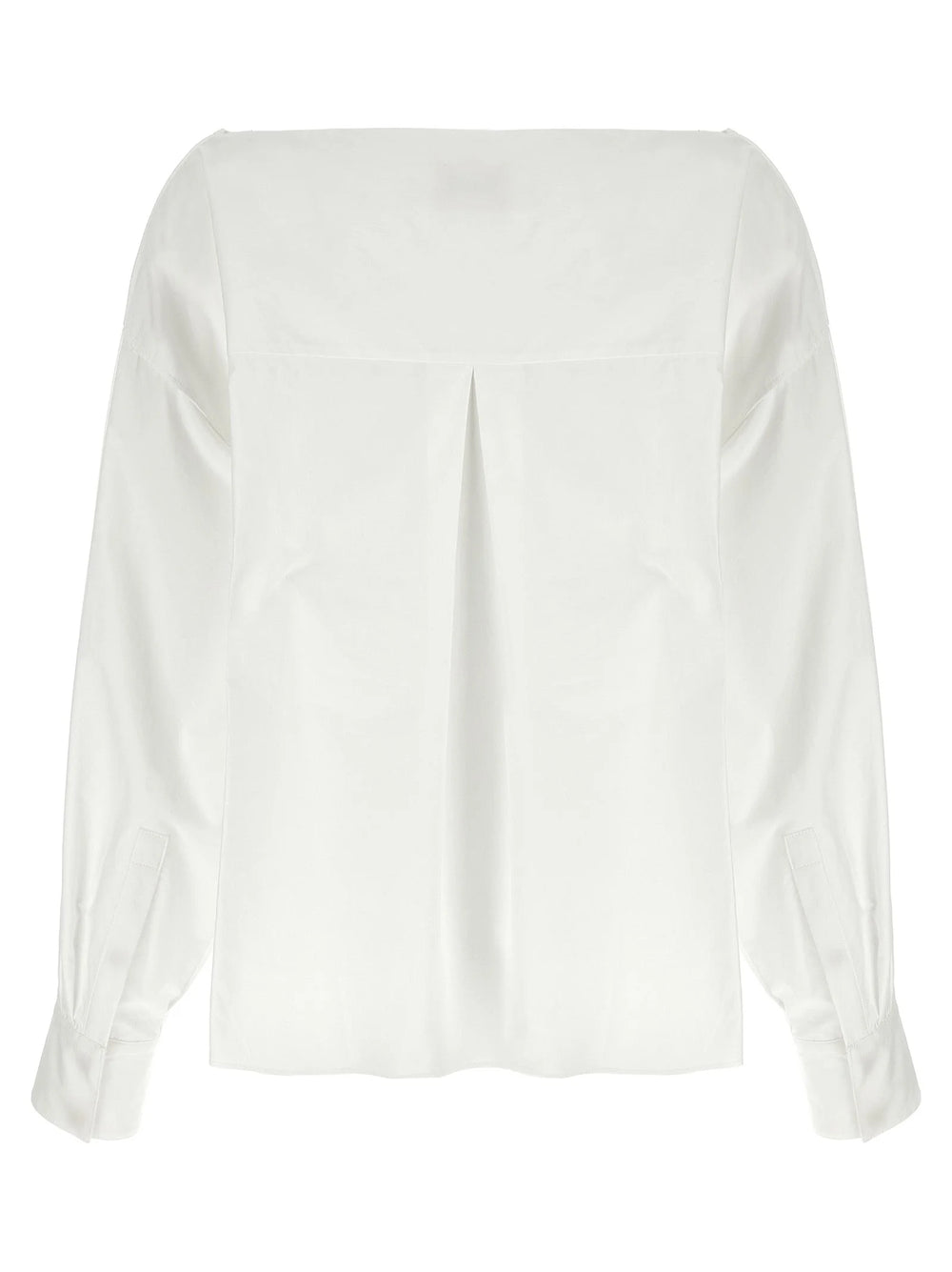 Khaite White Cotton Blouse