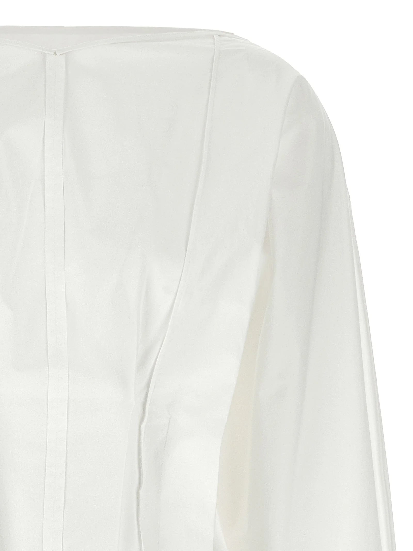 Khaite White Cotton Blouse