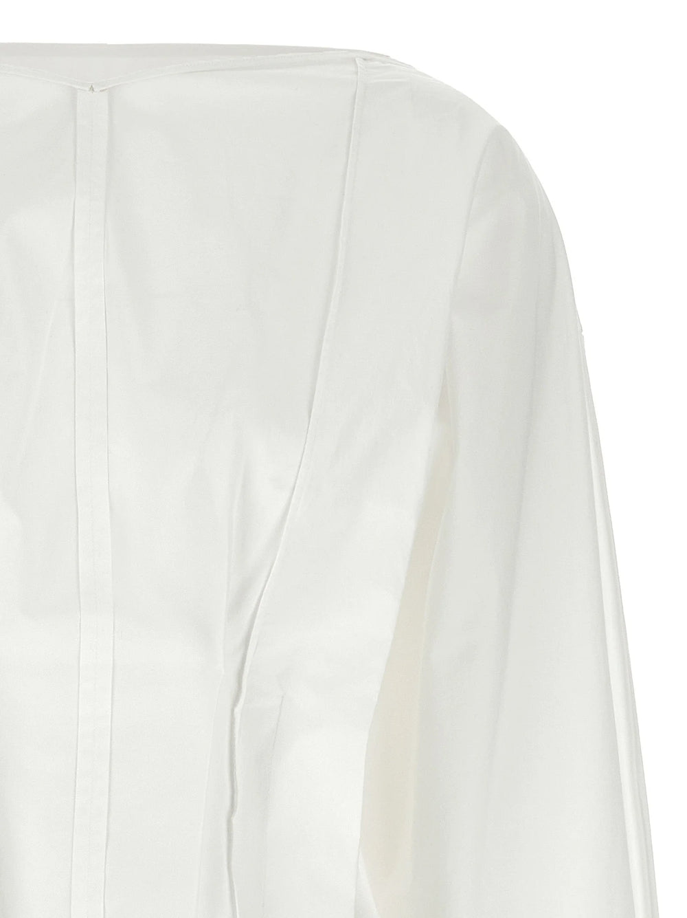 Khaite White Cotton Blouse