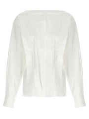 Khaite White Cotton Blouse