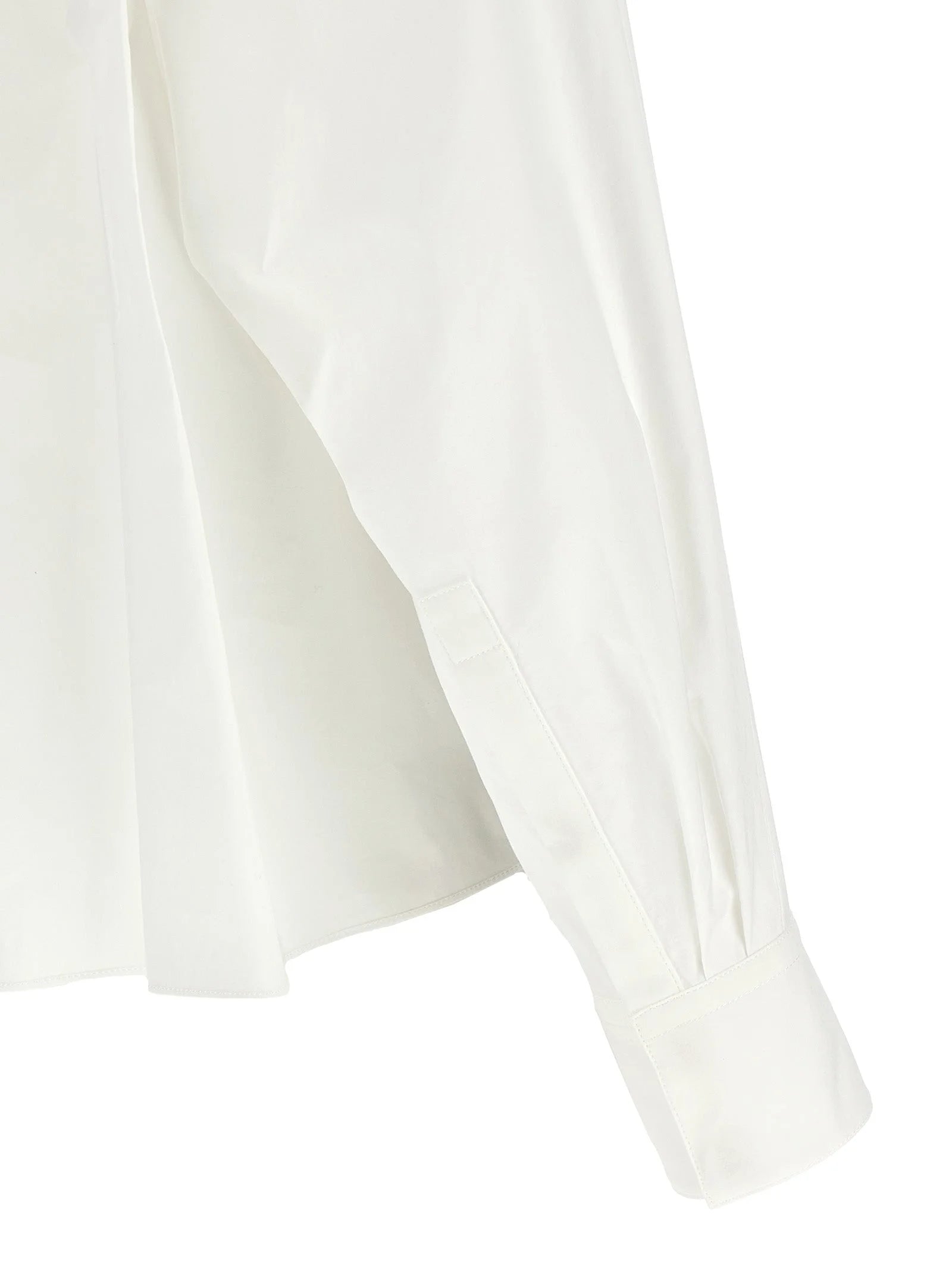 Khaite White Cotton Blouse