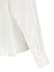 Khaite White Cotton Blouse