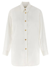 Khaite White Cotton Blouse - S