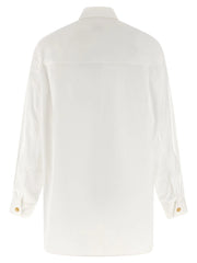 Khaite White Cotton Blouse - S