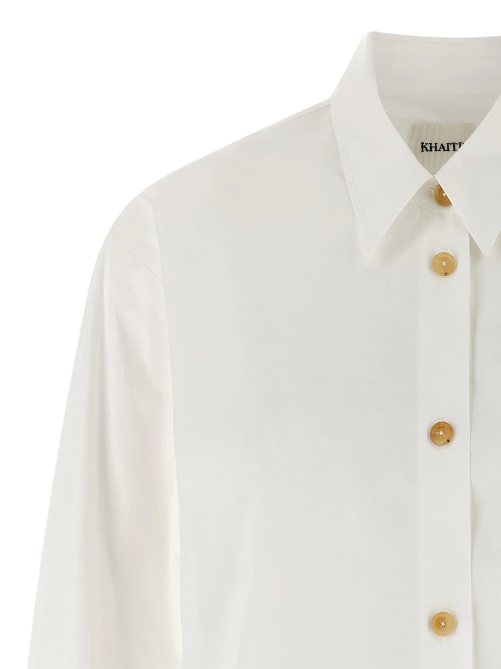 Khaite White Cotton Blouse - S