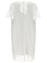 Khaite White Polyester Short Dress