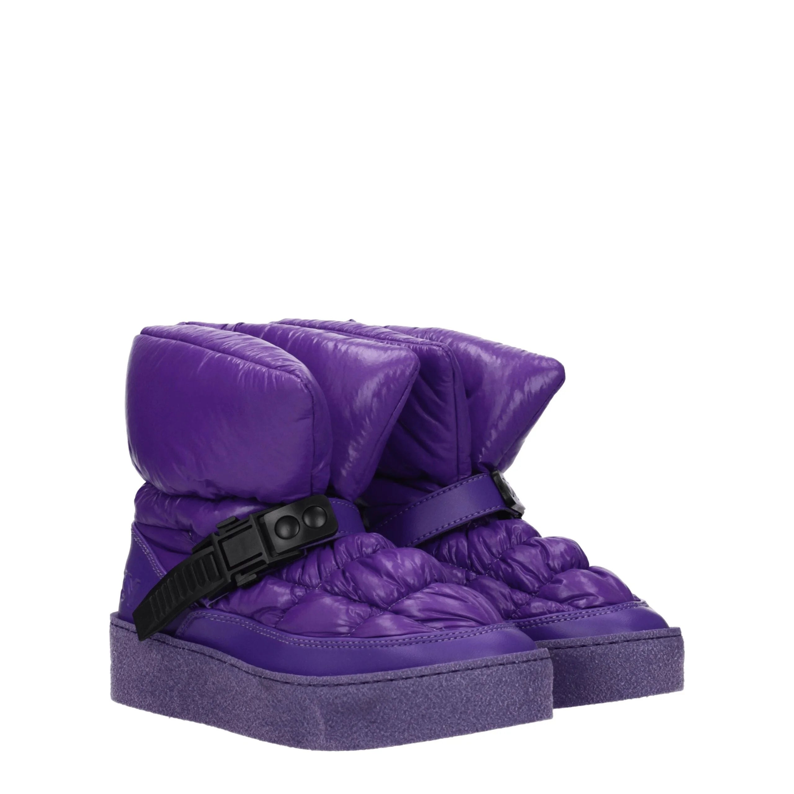 Khrisjoy Purple Polyester Ankle Boots - EU39/US9