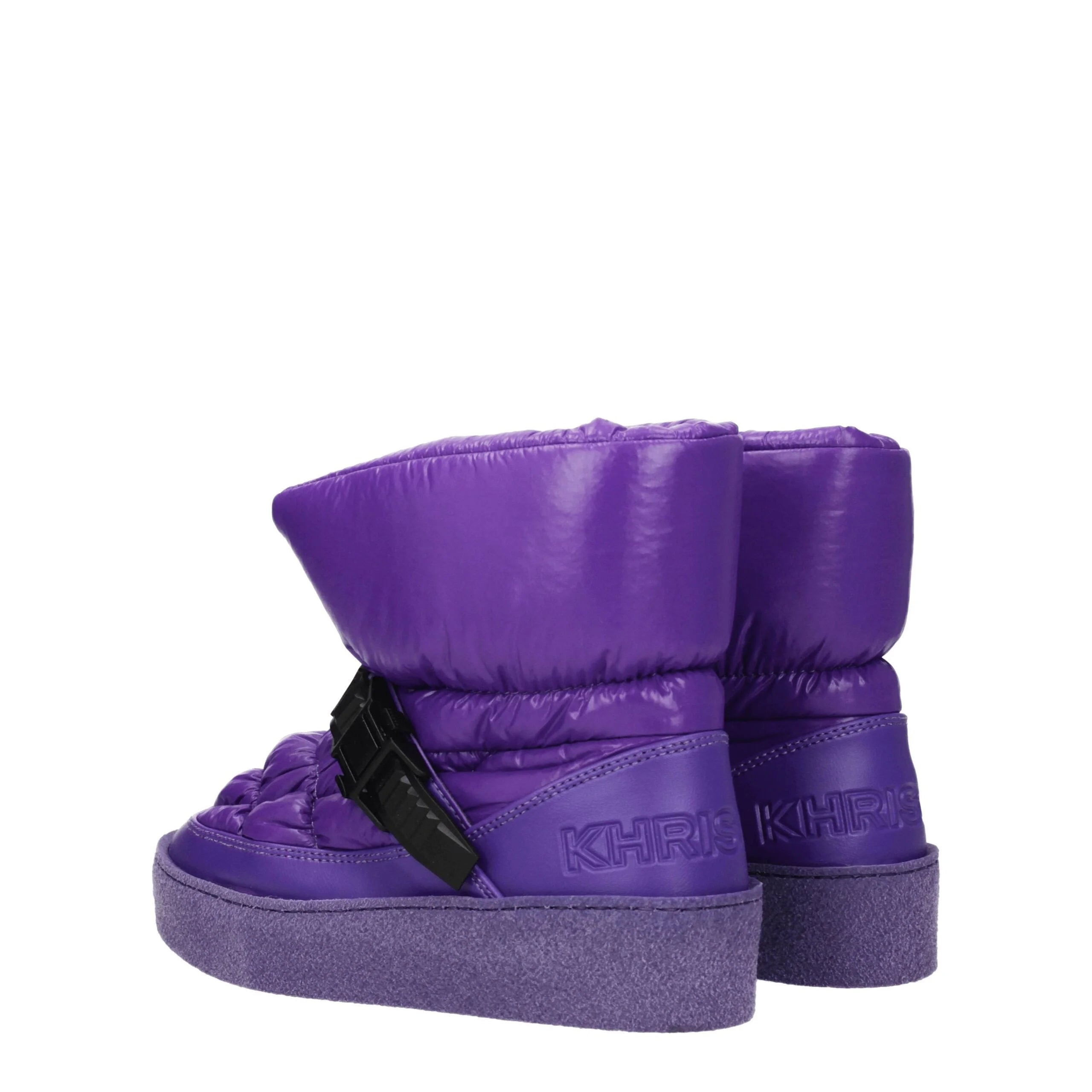 Khrisjoy Purple Polyester Ankle Boots - EU39/US9