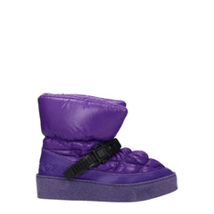 Khrisjoy Purple Polyester Ankle Boots - EU39/US9