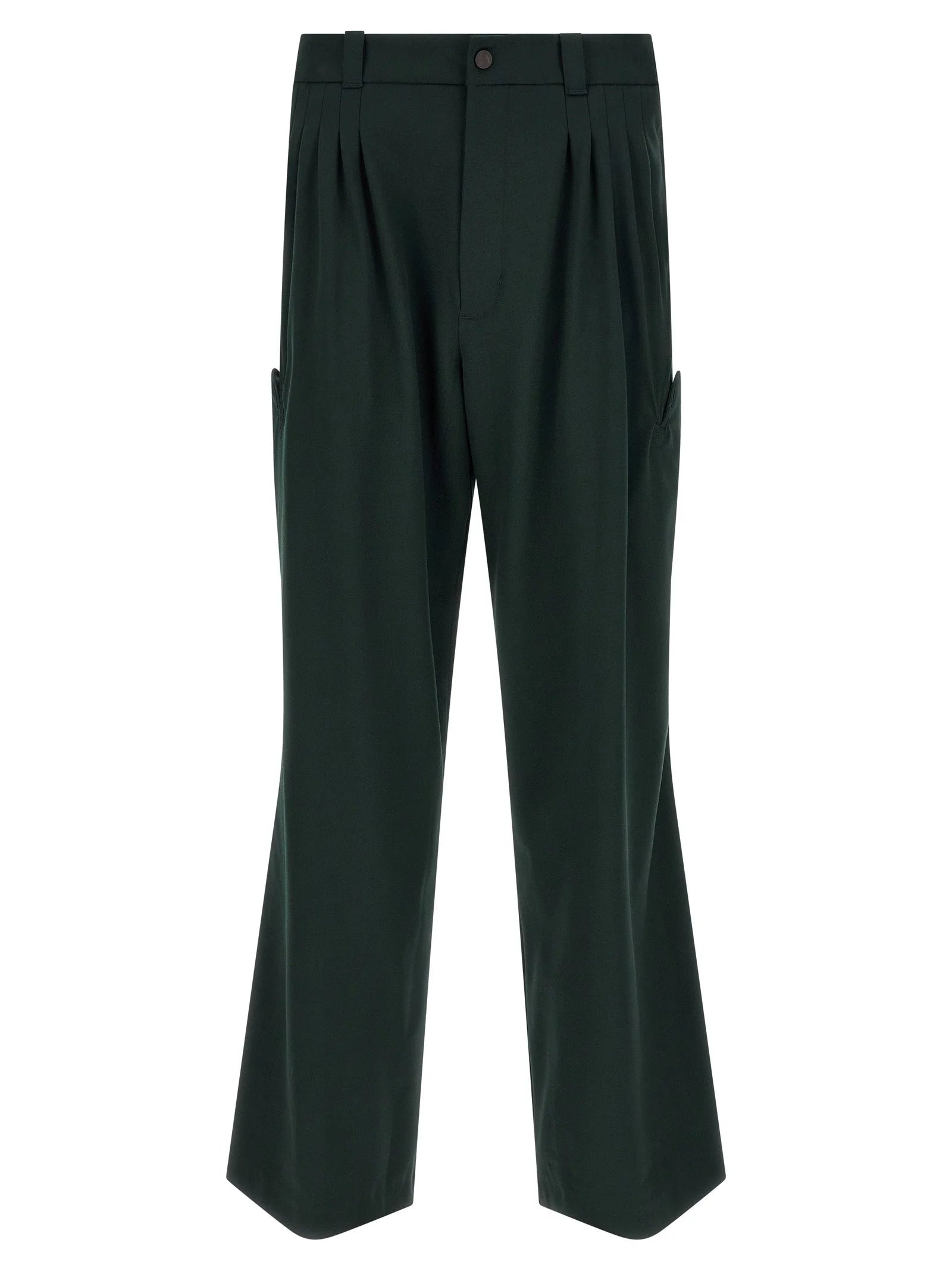 Kiko Kostadinov Bicolor Virgin Wool Casual Pants