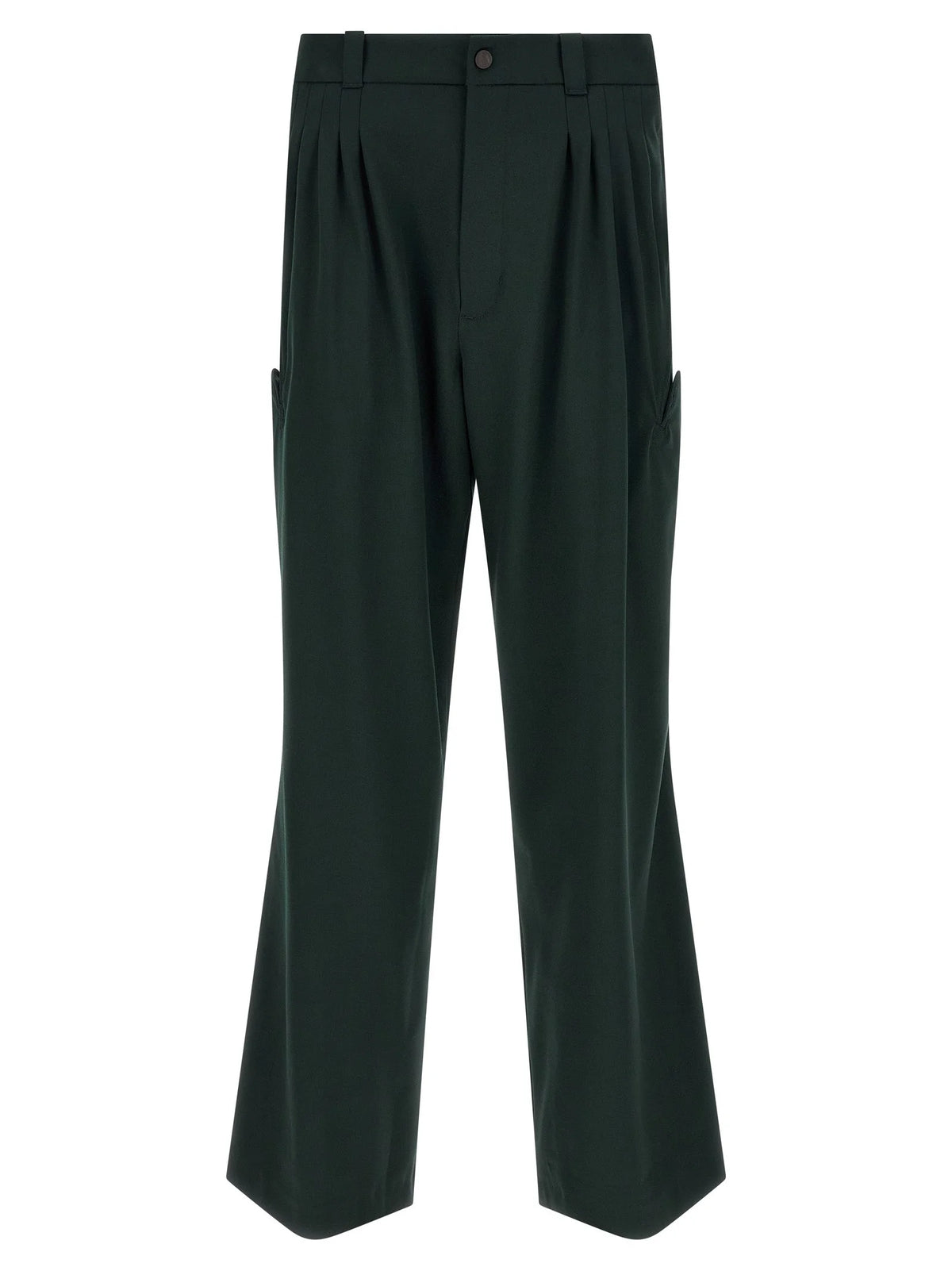 Kiko Kostadinov Bicolor Virgin Wool Casual Pants