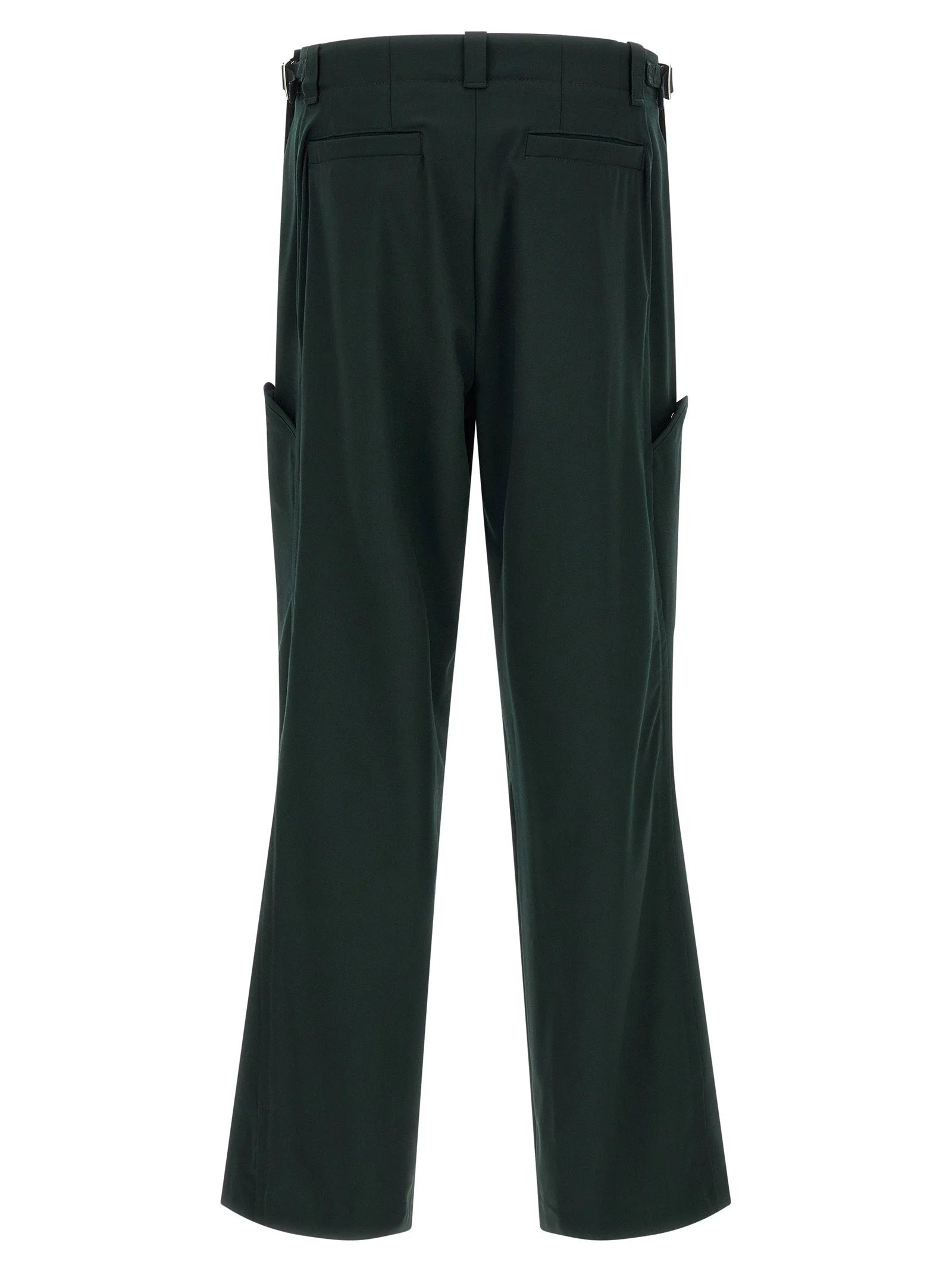 Kiko Kostadinov Bicolor Virgin Wool Casual Pants
