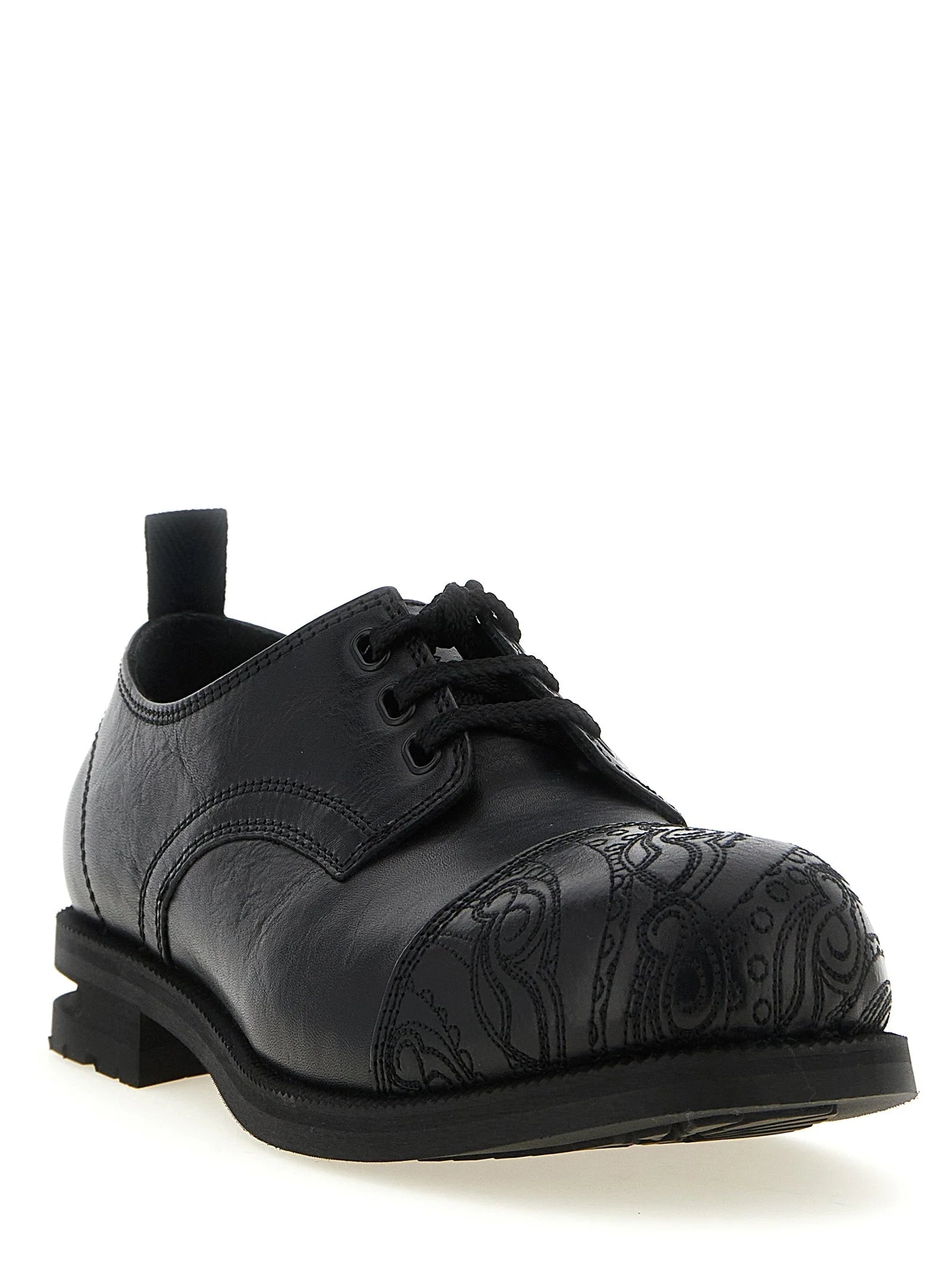 Kiko Kostadinov Black Calfskin Oxfords And Derbies - EU45/US12