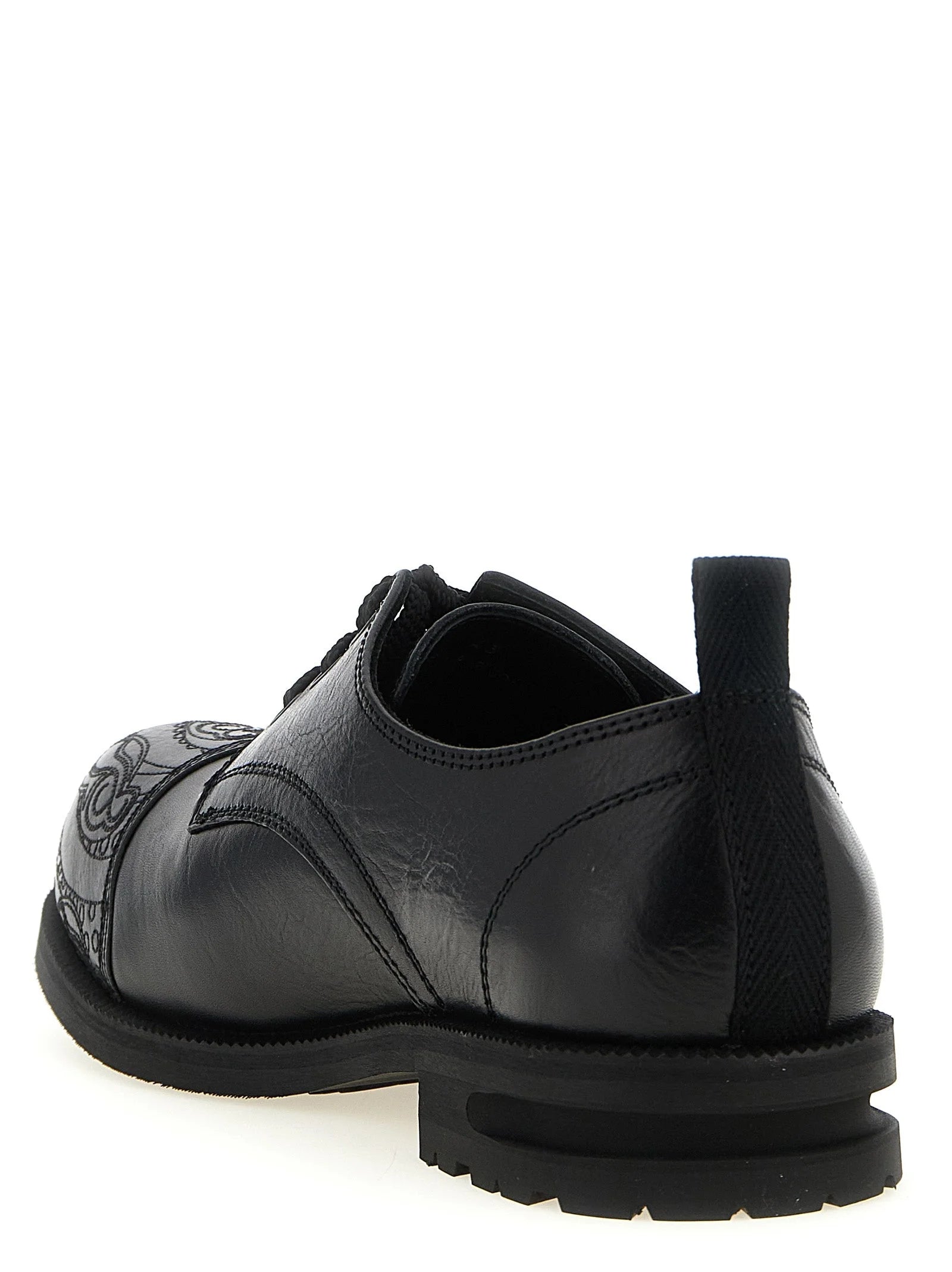Kiko Kostadinov Black Calfskin Oxfords And Derbies - EU45/US12