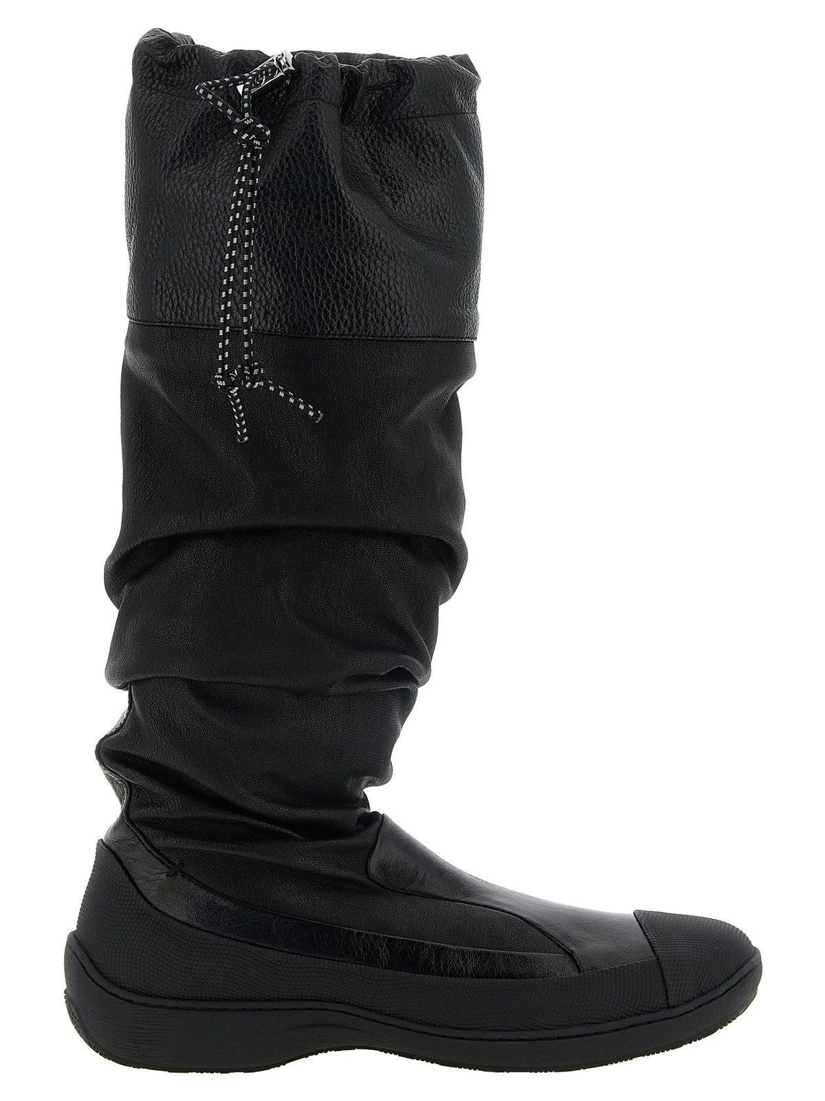 Kiko Kostadinov Black Leather Over The Knee