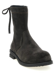 Kiko Kostadinov Brown Calfskin Ankle Boots