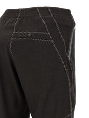 Kiko Kostadinov Brown Virgin Wool Casual Pants