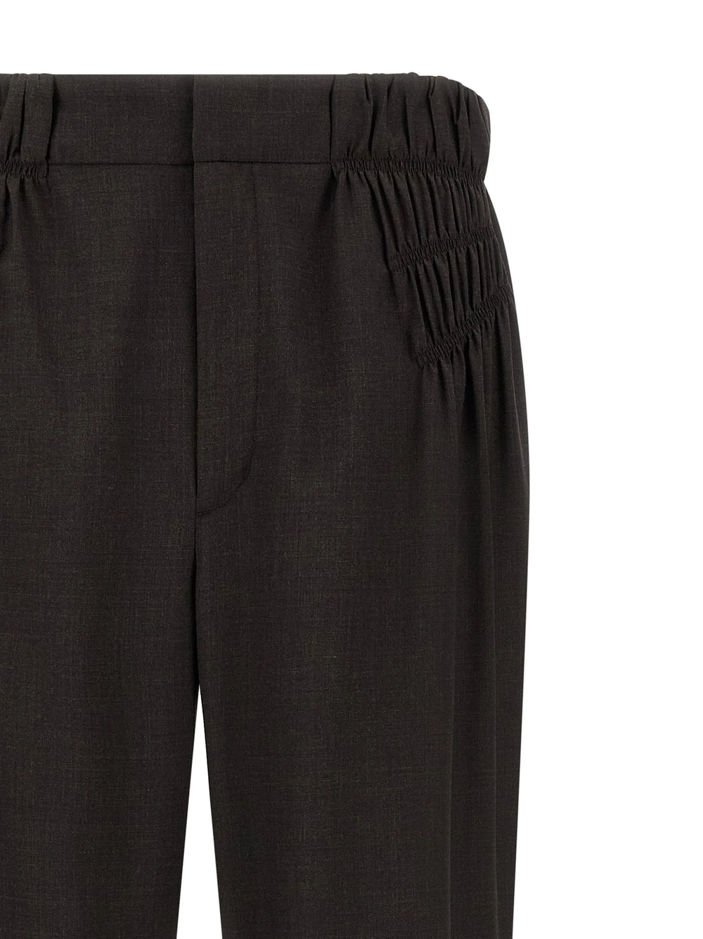 Kiko Kostadinov Brown Virgin Wool Casual Pants