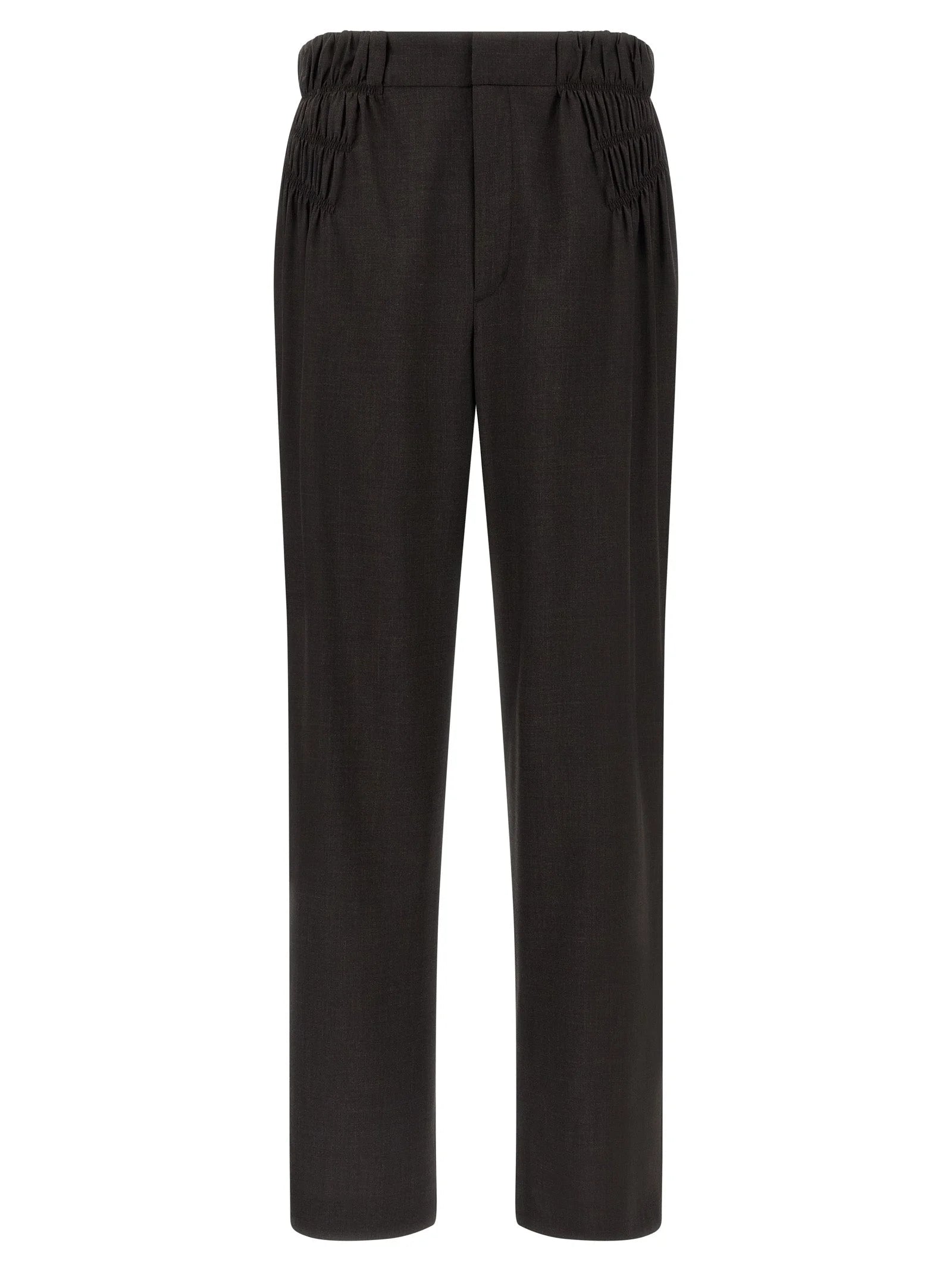 Kiko Kostadinov Brown Virgin Wool Casual Pants