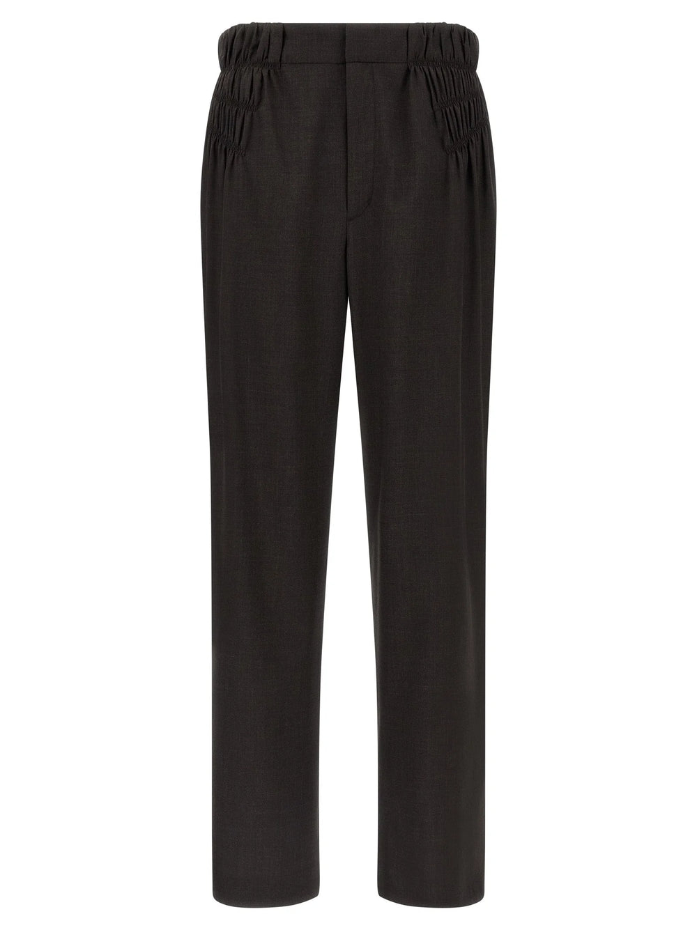 Kiko Kostadinov Brown Virgin Wool Casual Pants