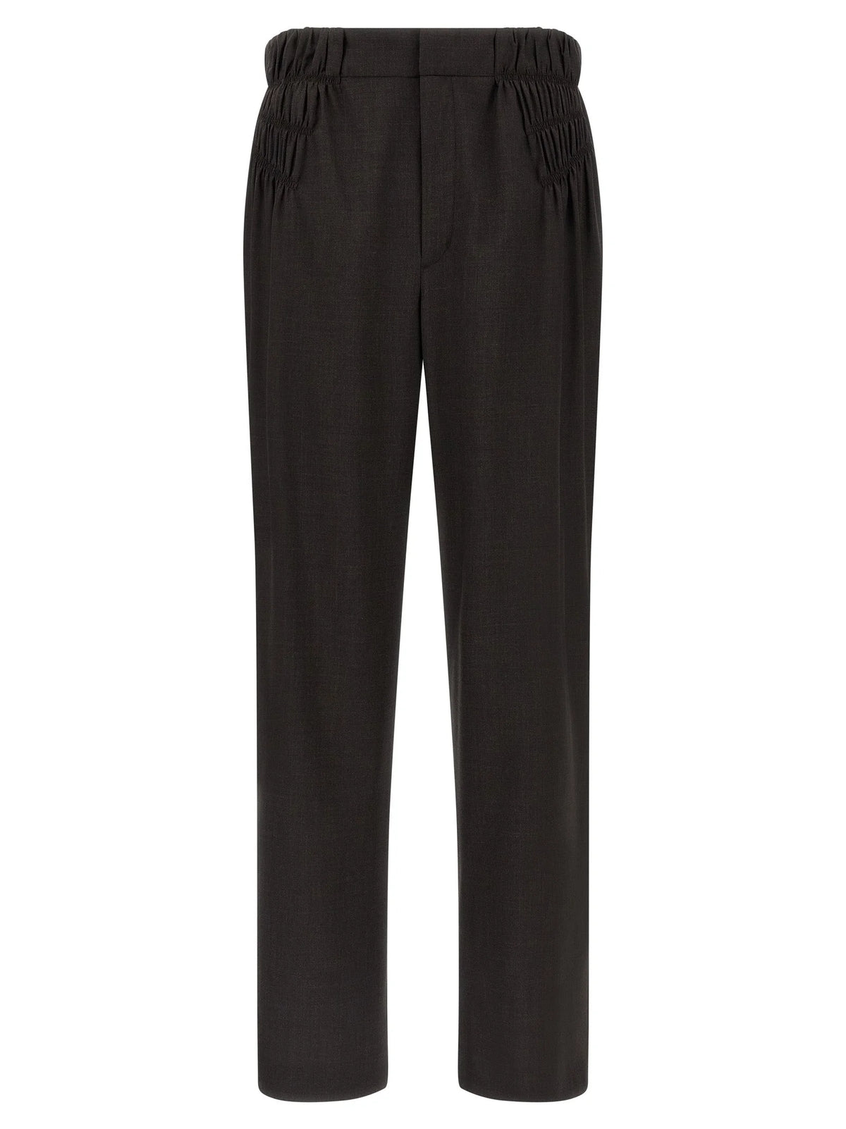 Kiko Kostadinov Brown Virgin Wool Casual Pants