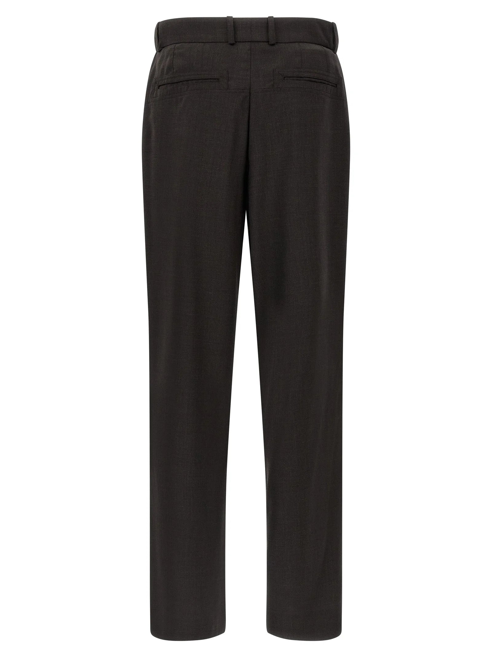 Kiko Kostadinov Brown Virgin Wool Casual Pants