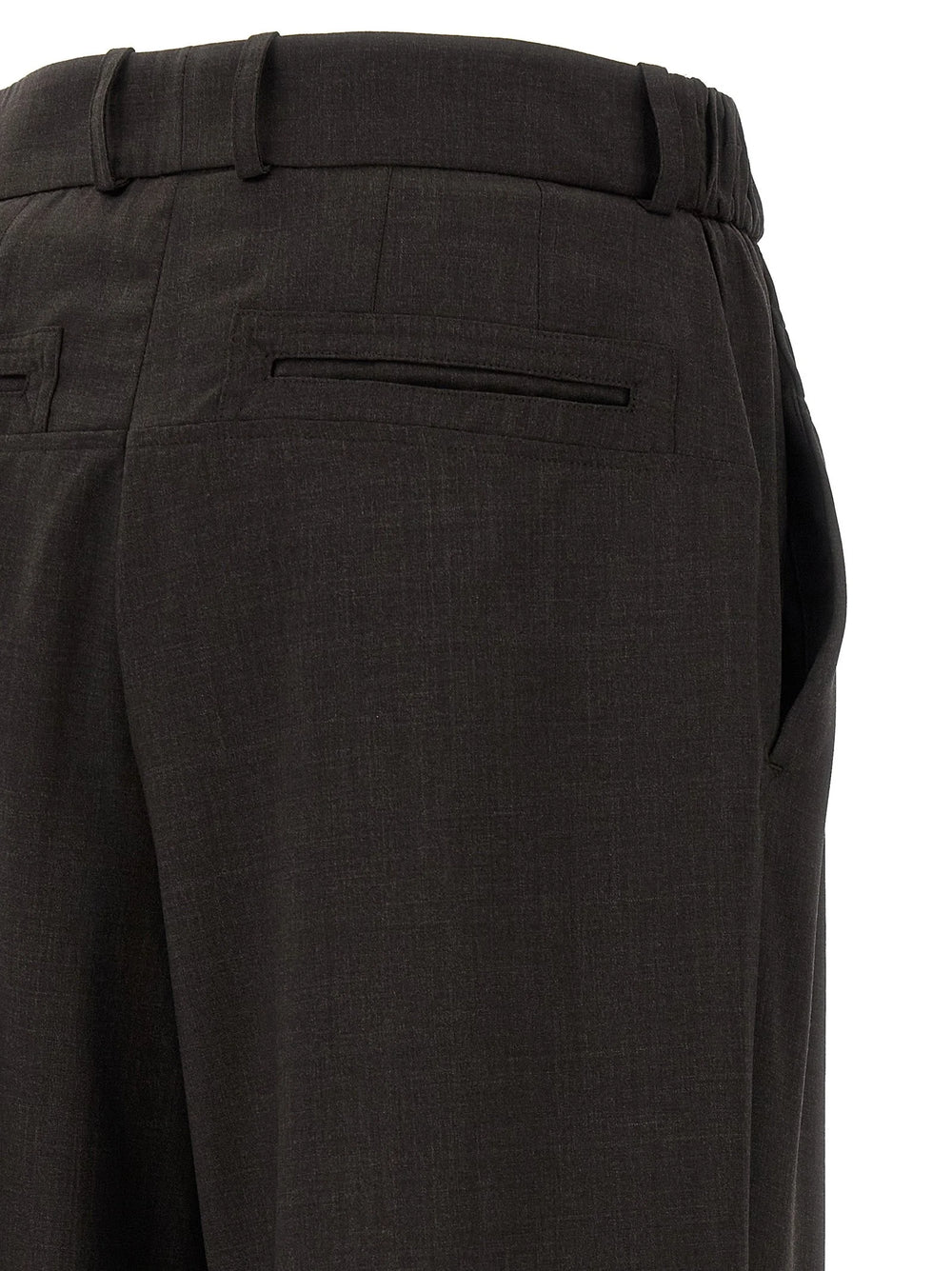 Kiko Kostadinov Brown Virgin Wool Casual Pants