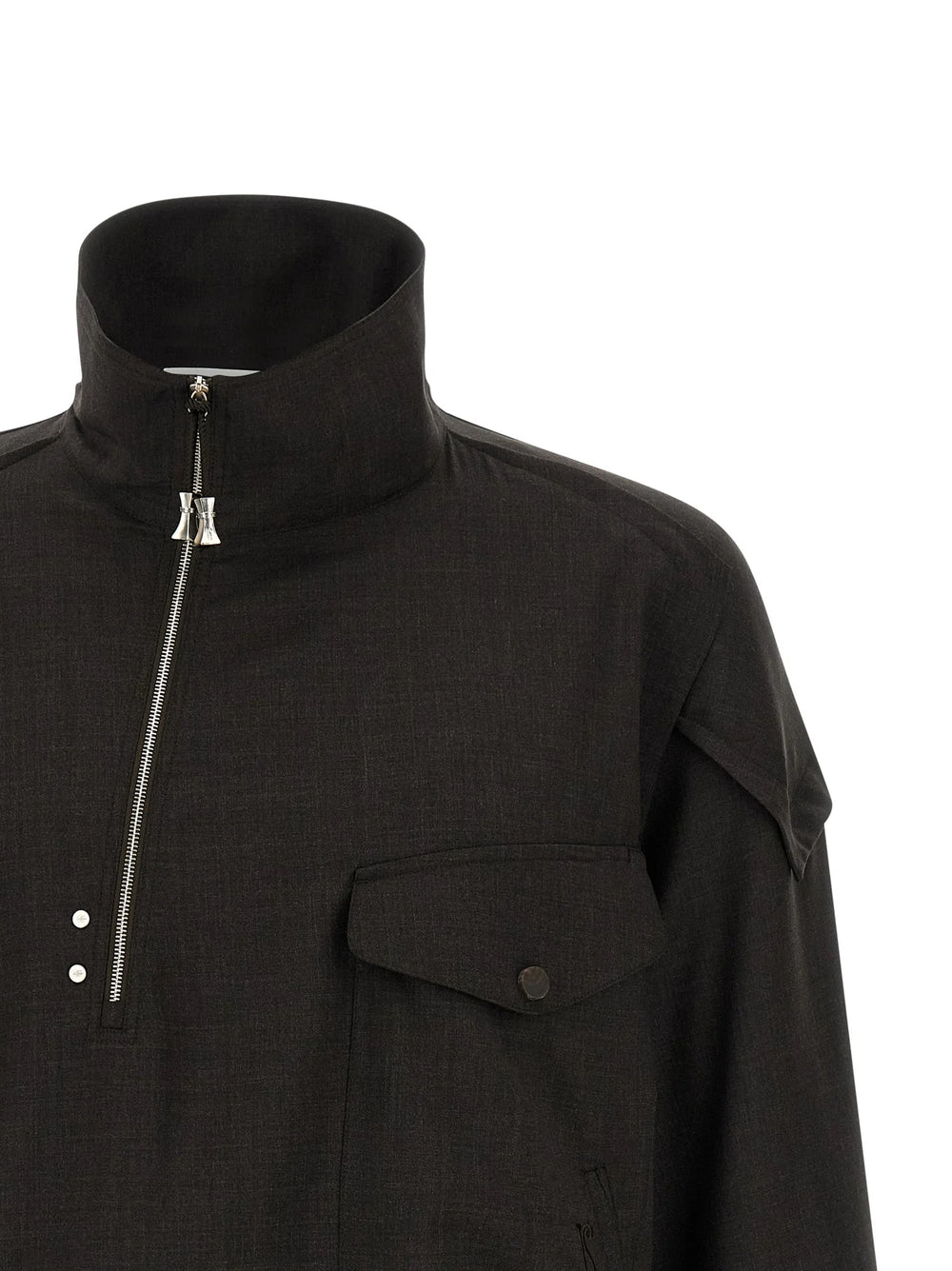 Kiko Kostadinov Brown Virgin Wool Full-Length Jacket - 48 | M