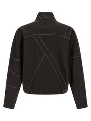 Kiko Kostadinov Brown Virgin Wool Full-Length Jacket