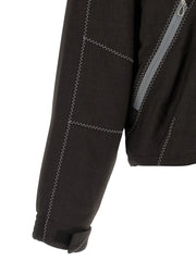 Kiko Kostadinov Brown Virgin Wool Full-Length Jacket