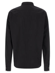 Kiton Black Cotton Blouse