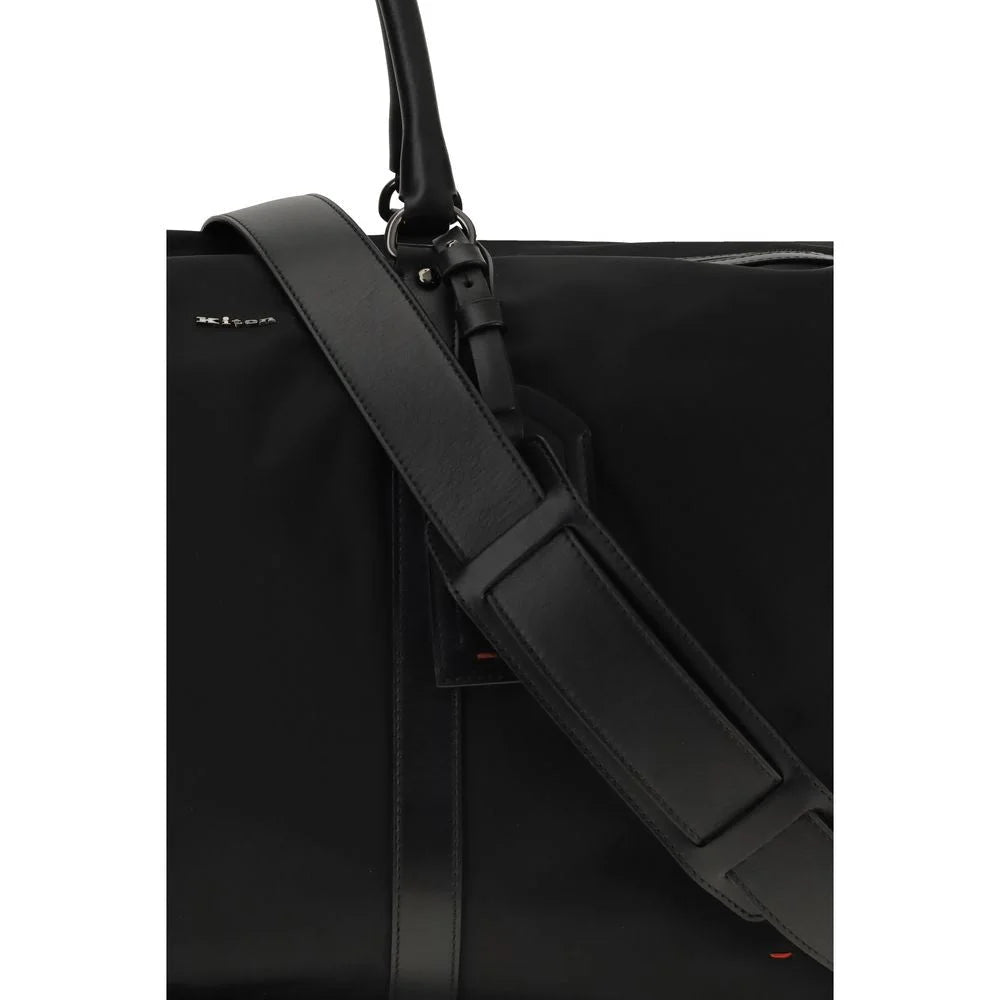 Kiton Black Nylon Luggage And Travel