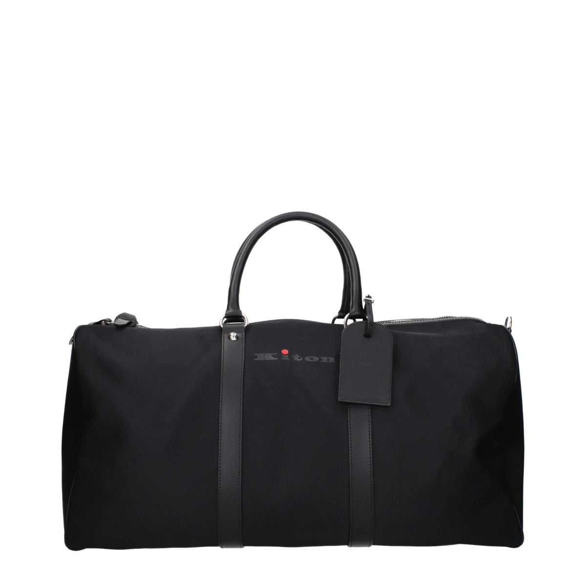 Kiton Black Nylon Luggage And Travel