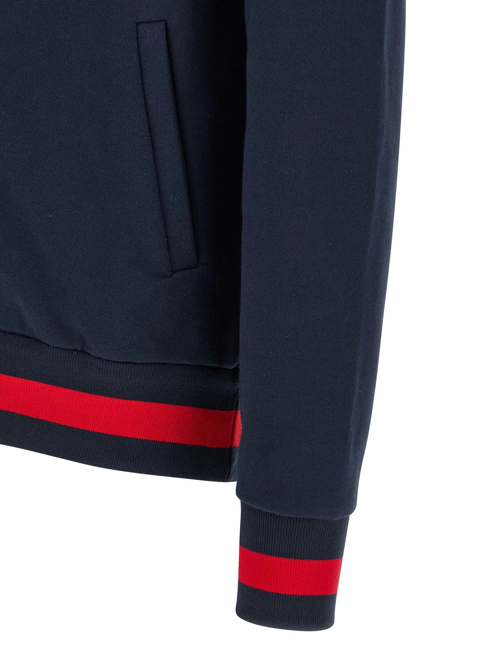 Kiton Blue Cotton Sweatsuit