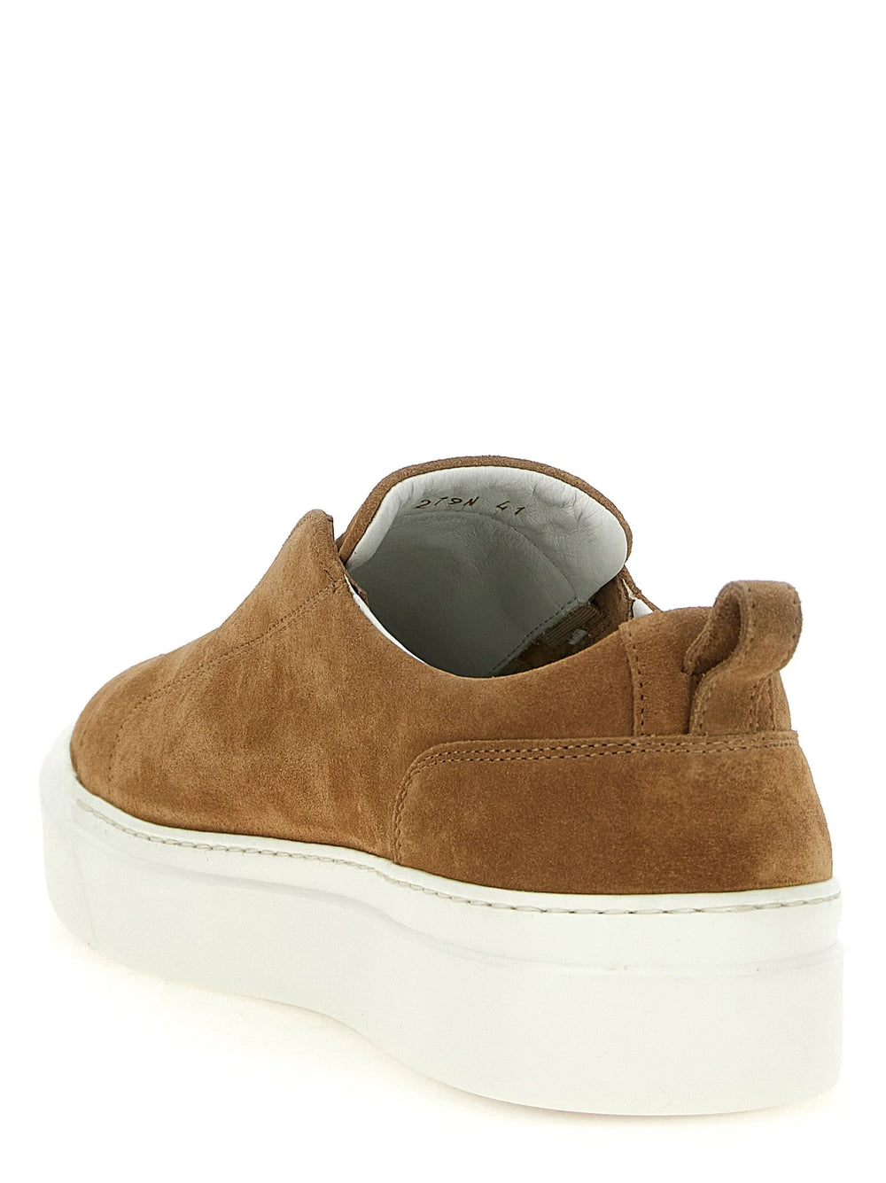 Kiton Brown Calfskin Low Top Sneakers - EU 41 | US 8
