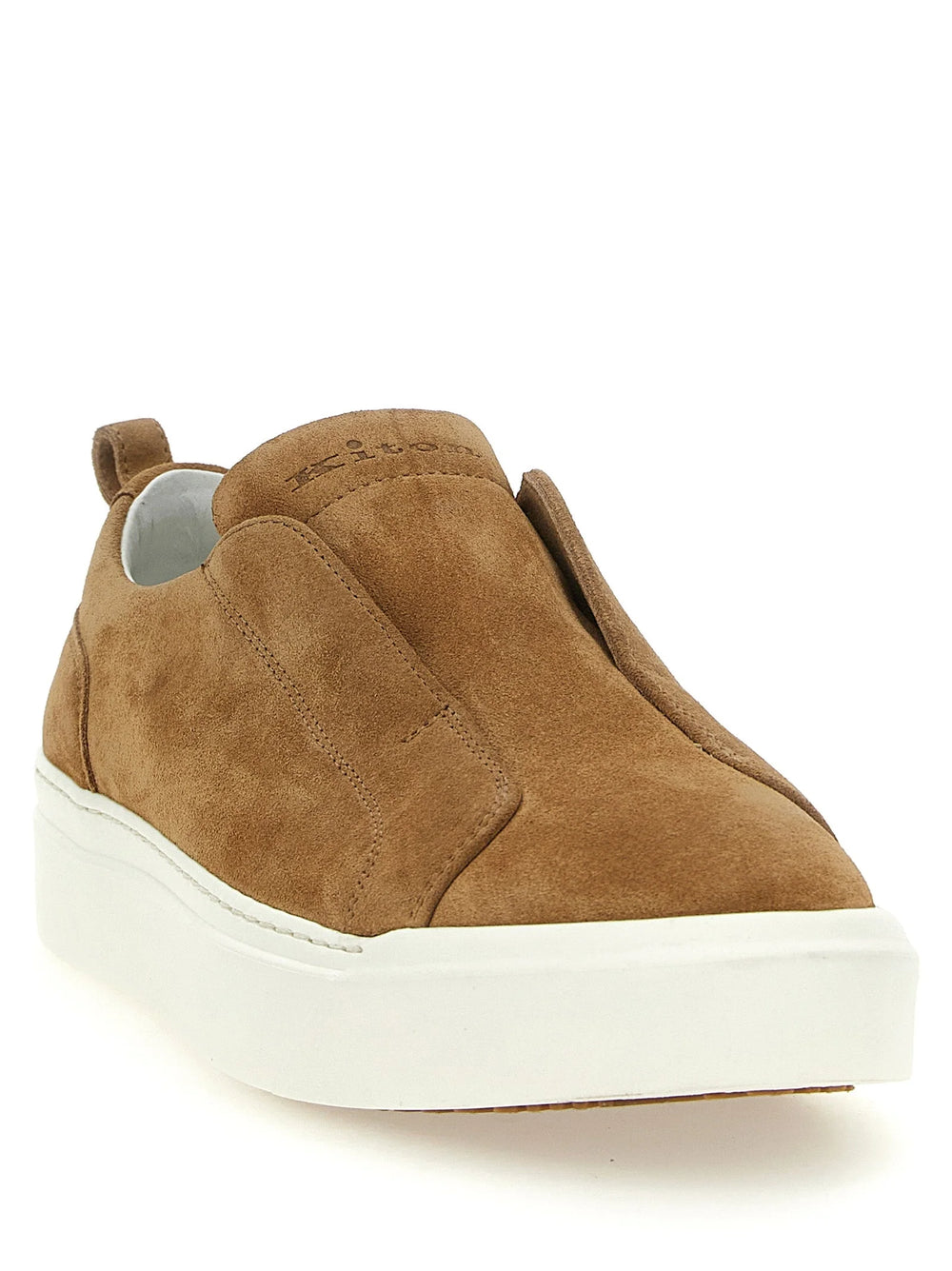 Kiton Brown Calfskin Low Top Sneakers - EU 41 | US 8