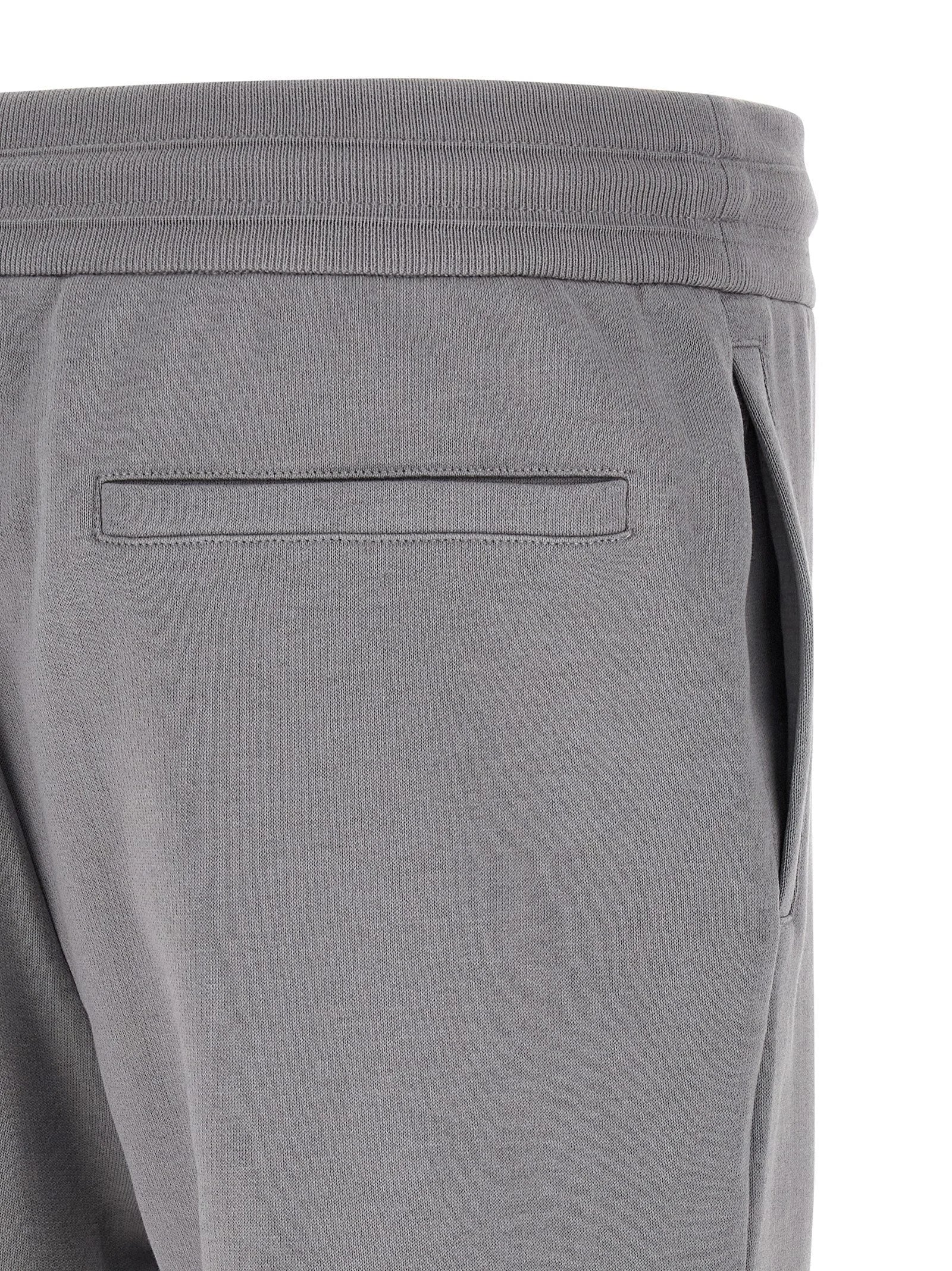Kiton Gray Cotton Sweatsuit