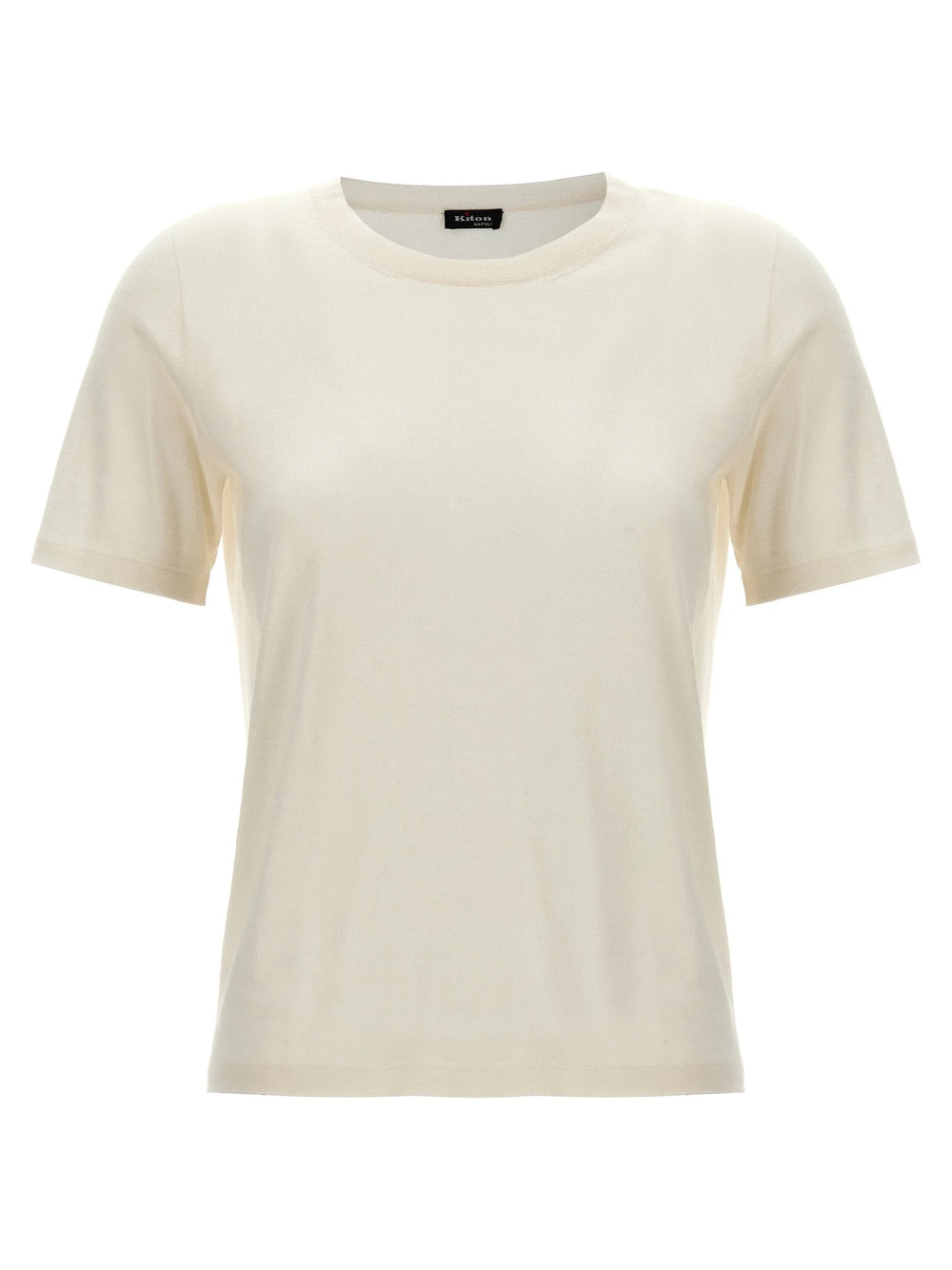 Kiton White Cashmere T-Shirt - IT42