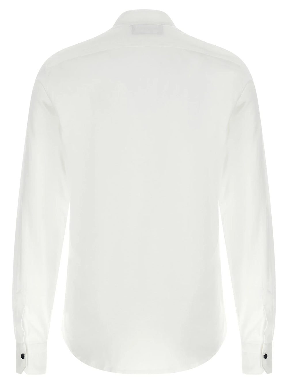 Kiton White Cotton Blouse