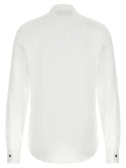 Kiton White Cotton Blouse