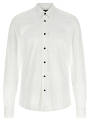 Kiton White Cotton Blouse